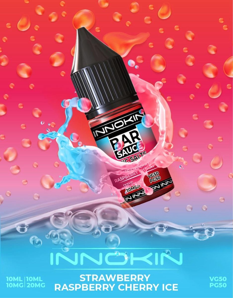 Innokin - BOX OF 10 Innokin Bar Sauce Nic Salts 10ml E - liquids - The No1 Plug