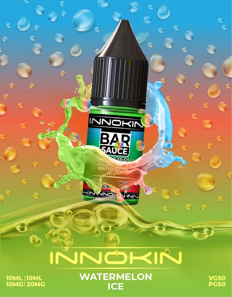 Innokin - BOX OF 10 Innokin Bar Sauce Nic Salts 10ml E - liquids - The No1 Plug