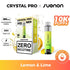 bulk wholesale Crystal Pro CP10K Prefilled Pod Vape 0MG Box of 5 - Lemon & Lime