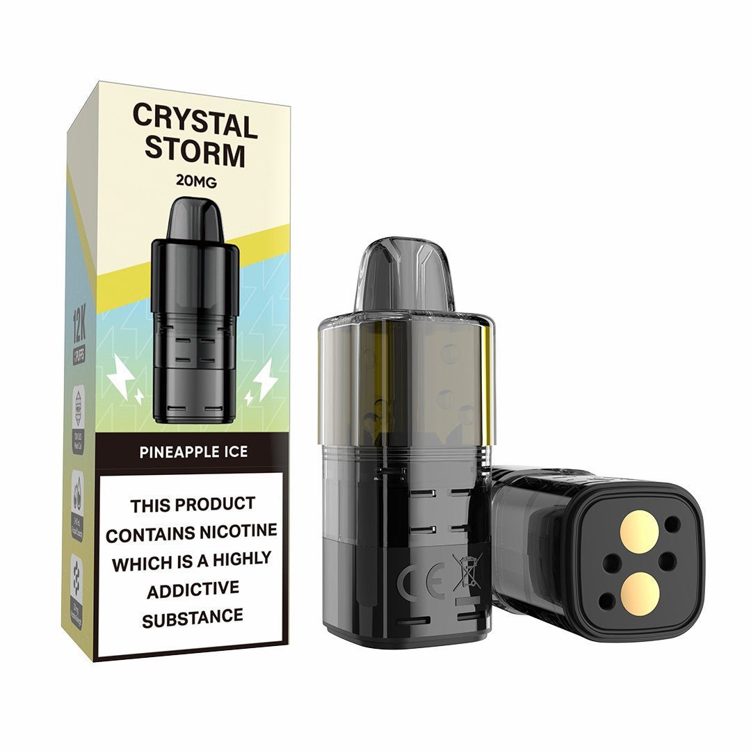 bulk wholesale Crystal Storm Bar 12k Prefilled Refill Pods Pack of 5 - Pineapple Ice