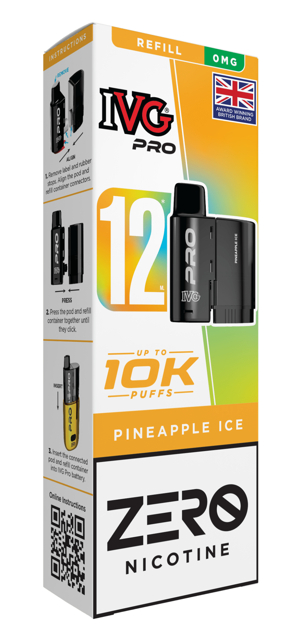 bulk wholesale IVG Pro 10k Replacement Pods - Pineapple Ice