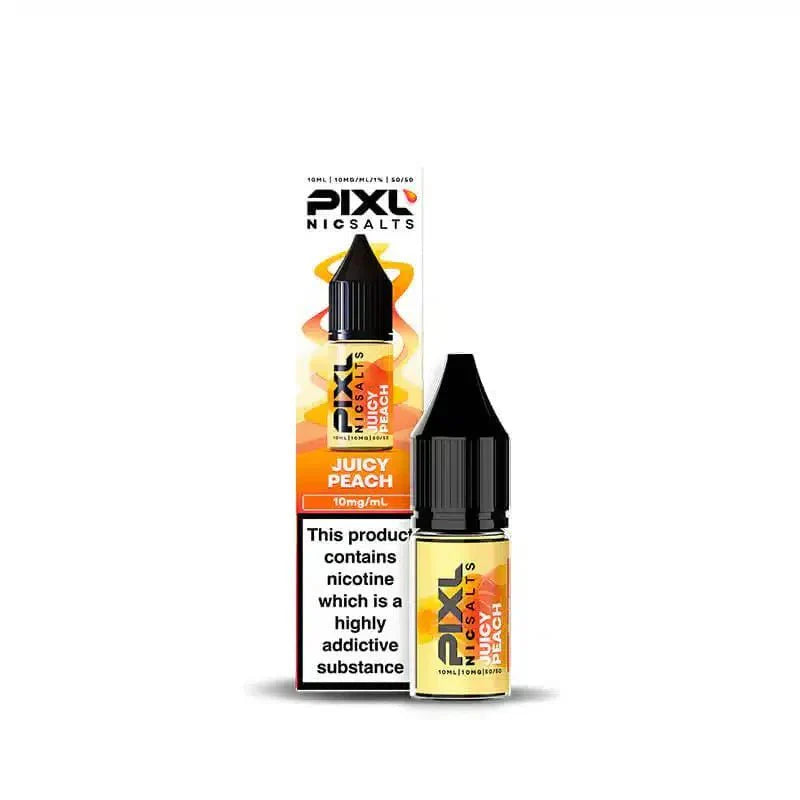 bulk wholesale PIXL Nic Salt 10ml E - Liquids Box of 10 - Juicy Peach