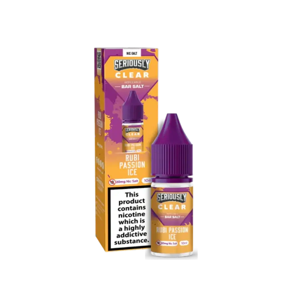 bulk wholesale Seriously Clear Bar Salt 10ml (BOX OF 10) - Rubi Passion Ice