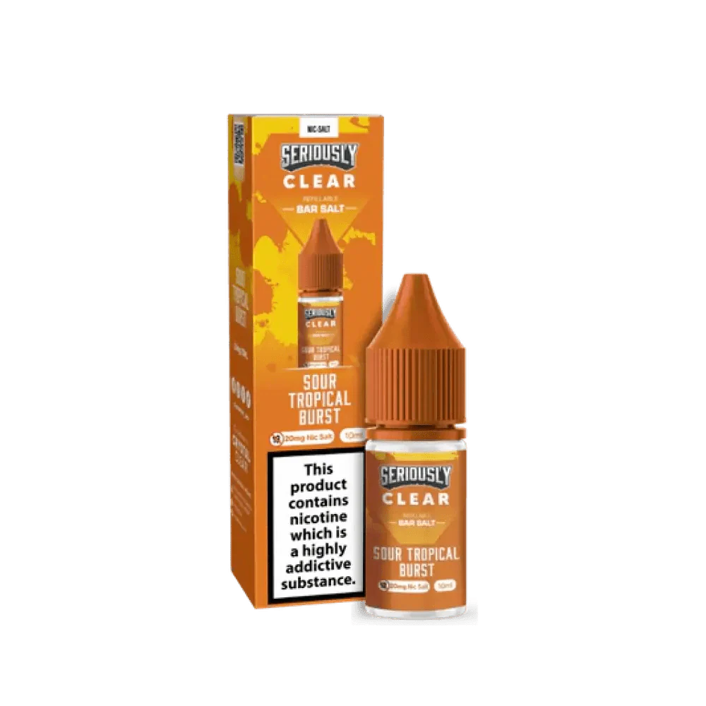 bulk wholesale Seriously Clear Bar Salt 10ml (BOX OF 10) - Sour Tropical Burst