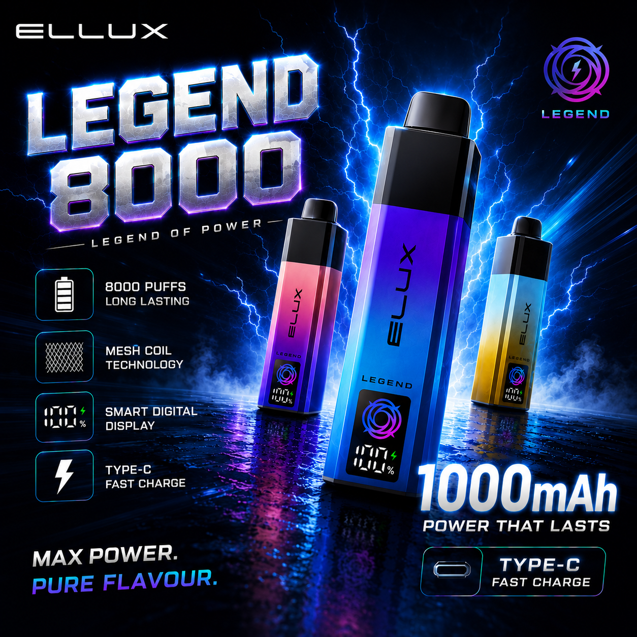 buy elux legend 8000