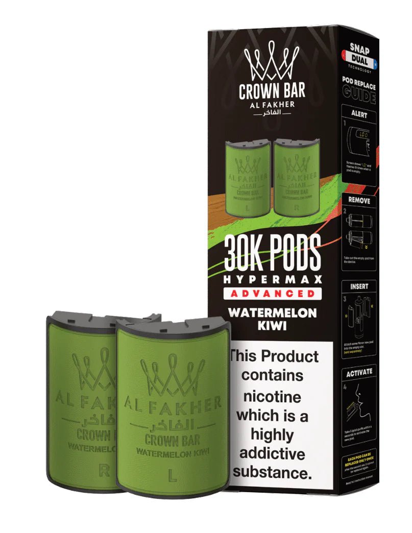 Al Fakher - Crown Bar Al Fakher 30k Hypermax Prefilled PODS - The No1 Plug