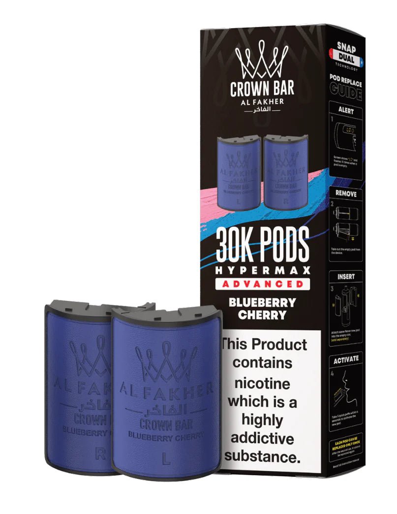 Al Fakher - Crown Bar Al Fakher 30k Hypermax Prefilled PODS - The No1 Plug