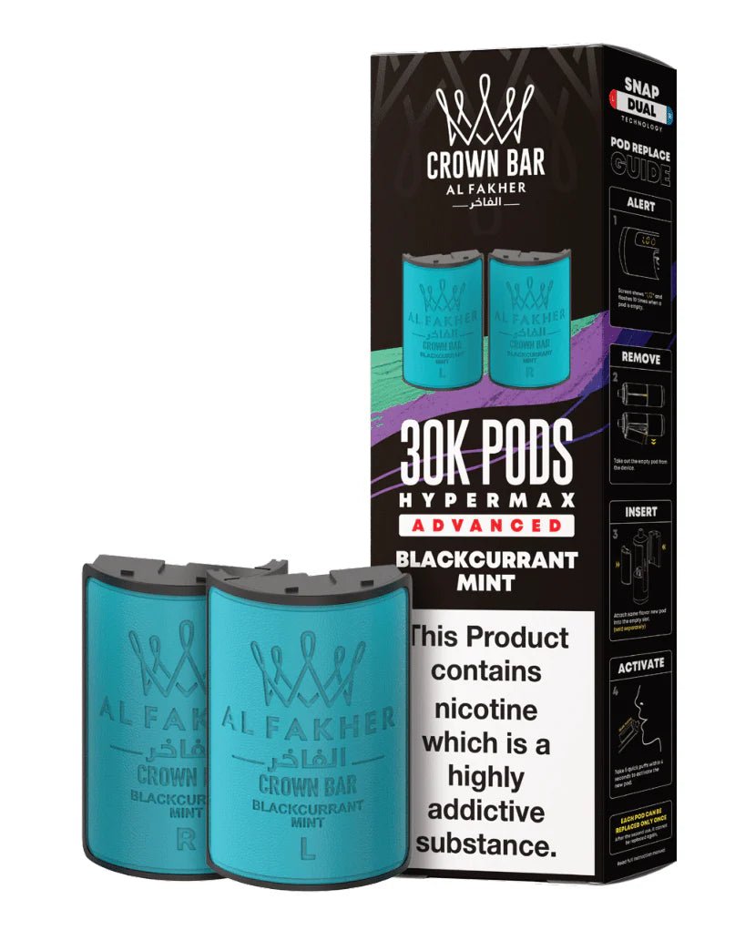 Al Fakher - Crown Bar Al Fakher 30k Hypermax Prefilled PODS - The No1 Plug