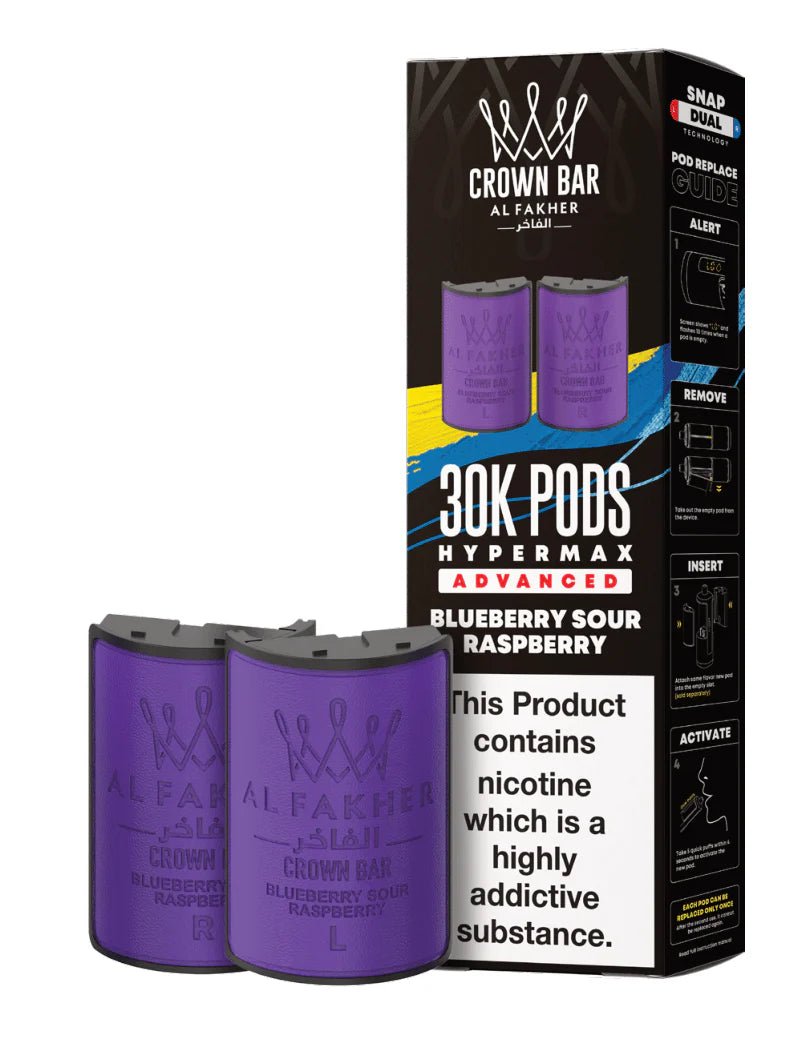 Al Fakher - Crown Bar Al Fakher 30k Hypermax Prefilled PODS - The No1 Plug