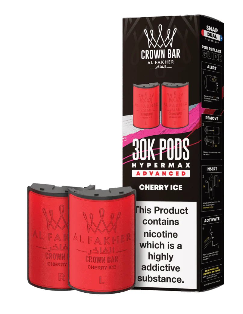 Al Fakher - Crown Bar Al Fakher 30k Hypermax Prefilled PODS - The No1 Plug