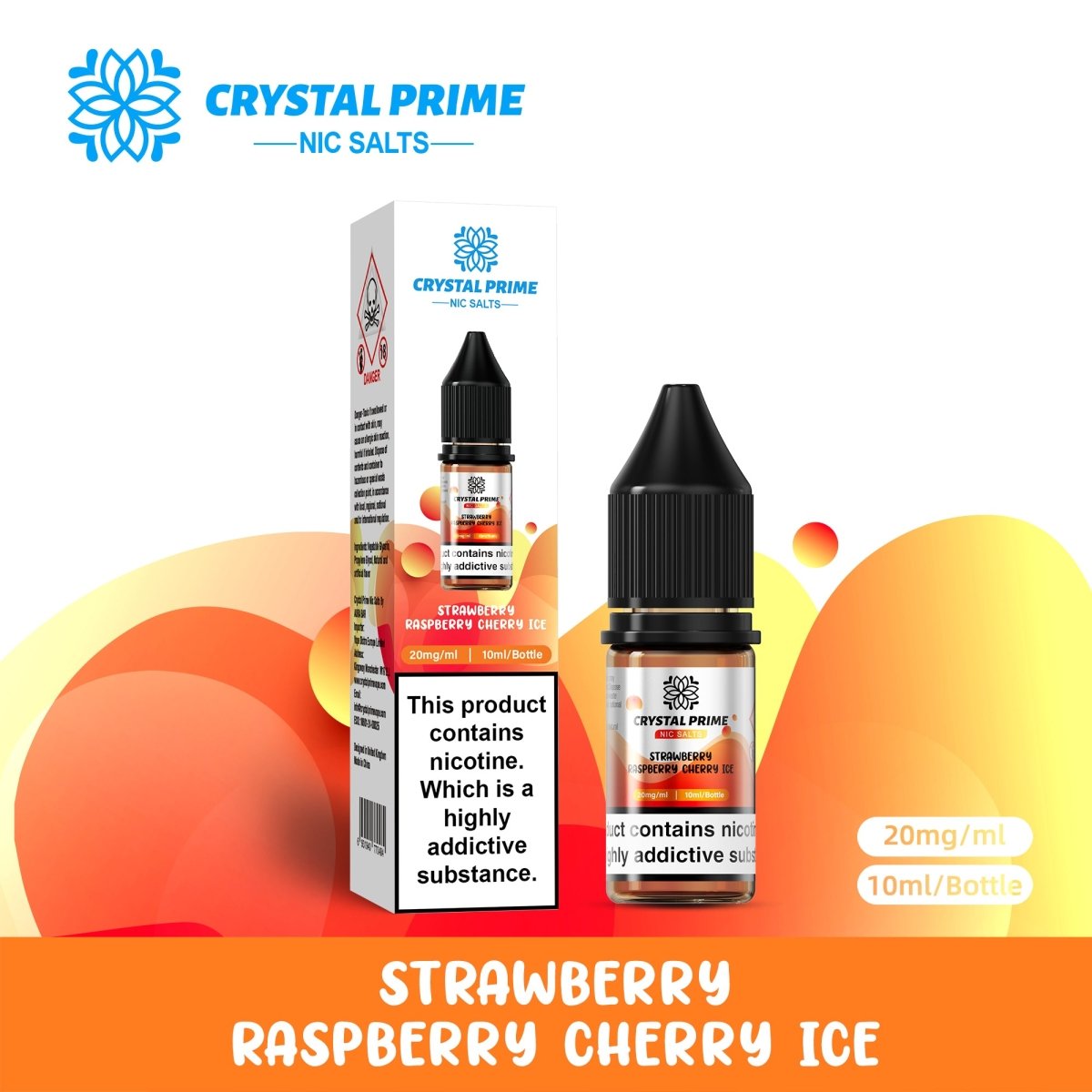 Crystal Prime - Crystal Prime 7000 Nic Salts 10ml E - liquids (BOX OF 10) - The No1 Plug