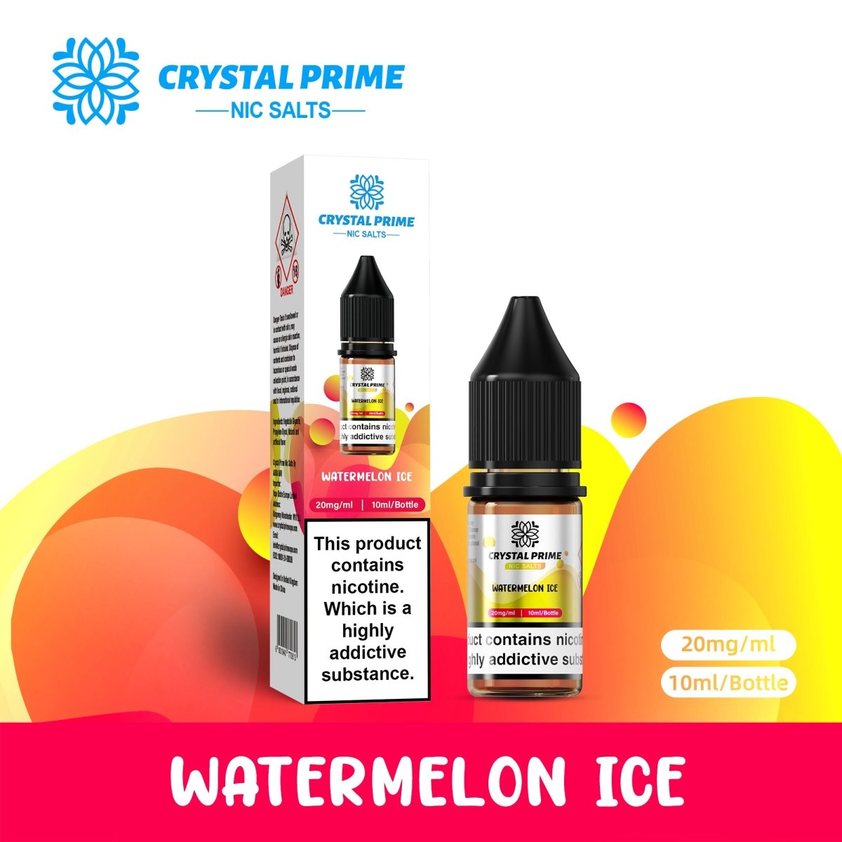 Crystal Prime - Crystal Prime 7000 Nic Salts 10ml E - liquids (BOX OF 10) - The No1 Plug