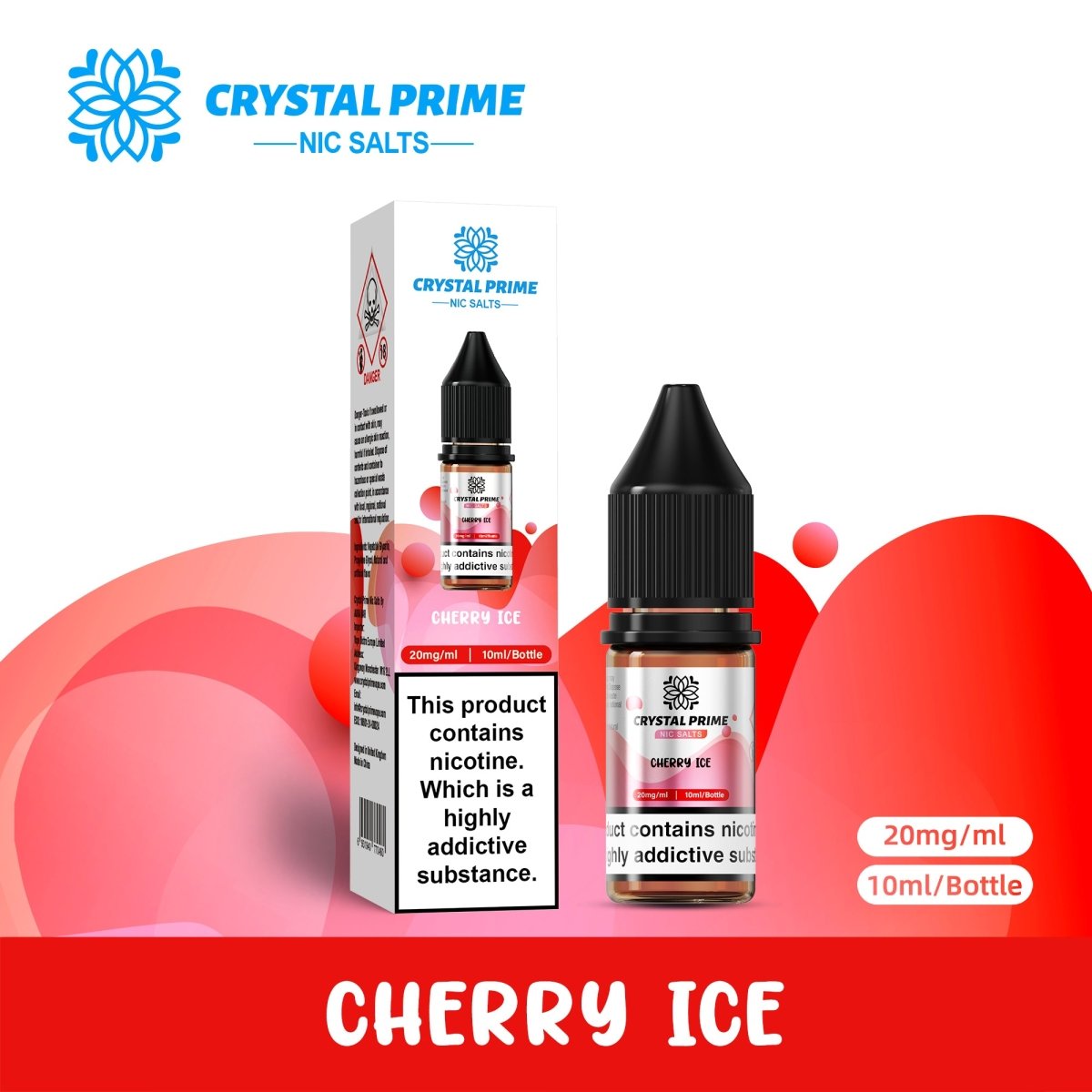 Crystal Prime - Crystal Prime 7000 Nic Salts 10ml E - liquids (BOX OF 10) - The No1 Plug