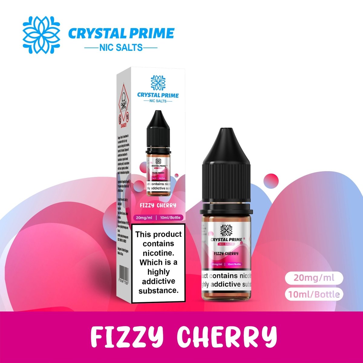 Crystal Prime - Crystal Prime 7000 Nic Salts 10ml E - liquids (BOX OF 10) - The No1 Plug