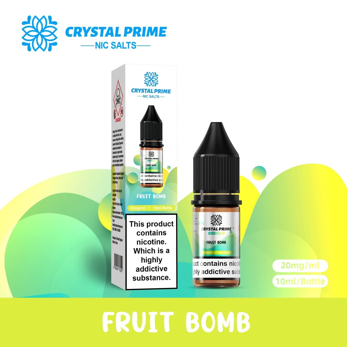 Crystal Prime - Crystal Prime 7000 Nic Salts 10ml E - liquids (BOX OF 10) - The No1 Plug