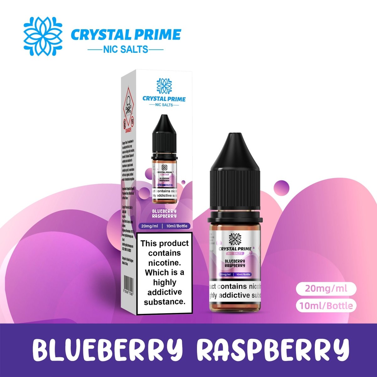 prime vape juice Box of 10 Prime 7000 Nic Salts 10ml E-liquids