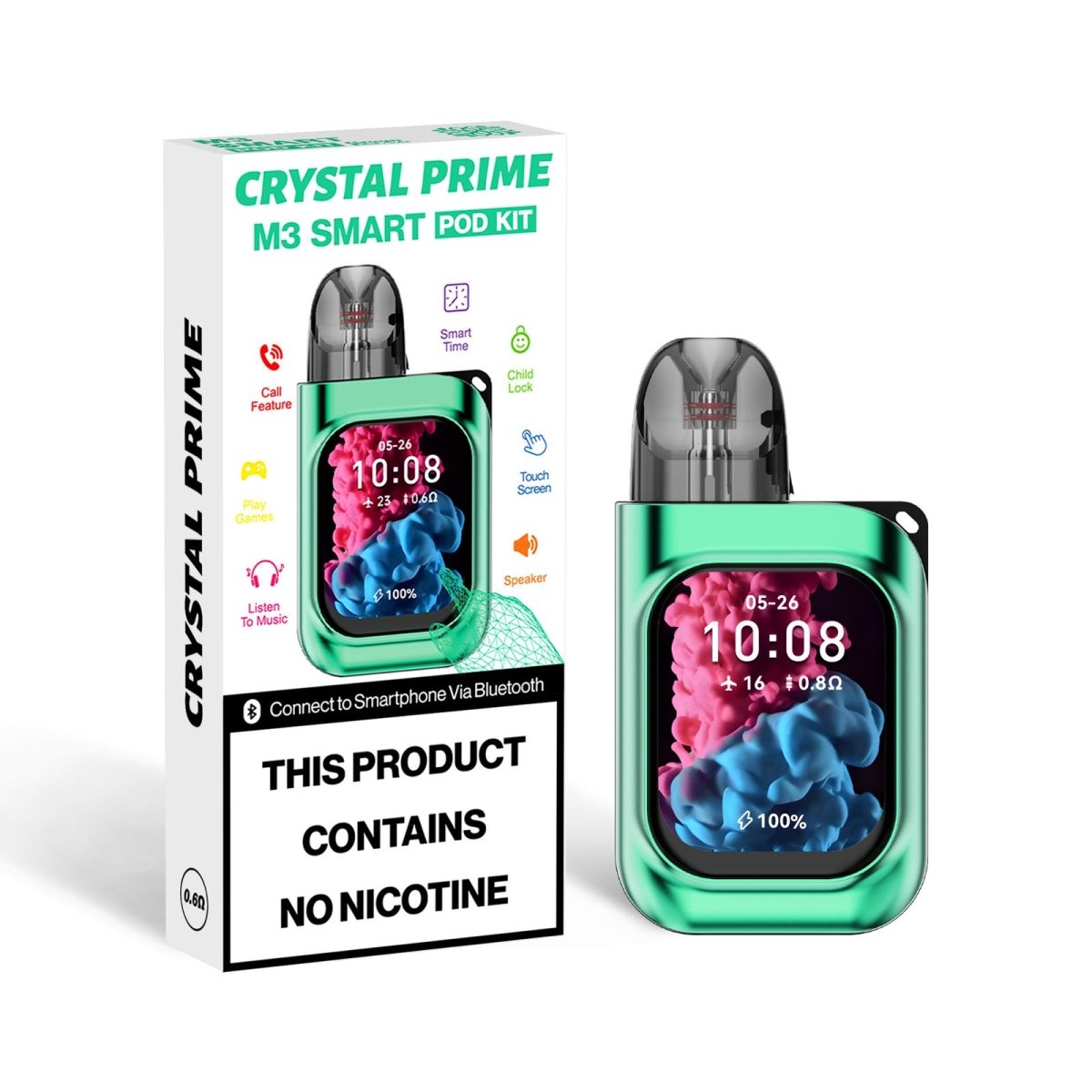 Buy Crystal Prime M3 Smart Pod Kit | Refillable Vape The No1 Plug Buy Crystal Prime M3 Smart Pod Kit | Refillable Vape The No1 Plug