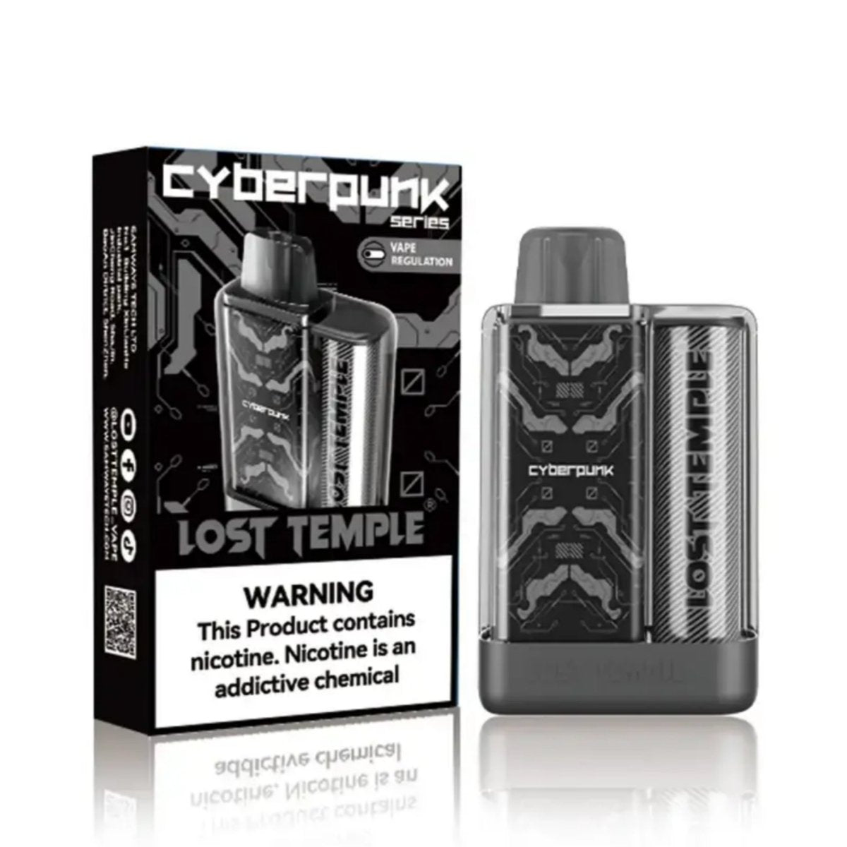 Lost Temple - CyberPunk Lost Temple Refillable Pod Vape Kit - The No1 Plug