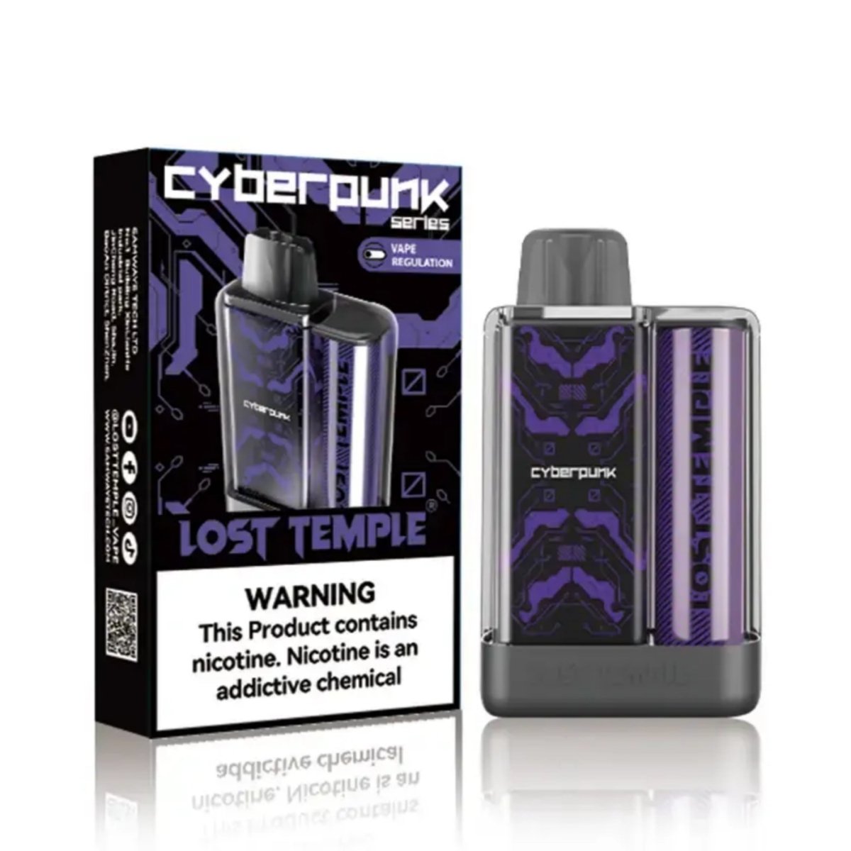 Lost Temple - CyberPunk Lost Temple Refillable Pod Vape Kit - The No1 Plug