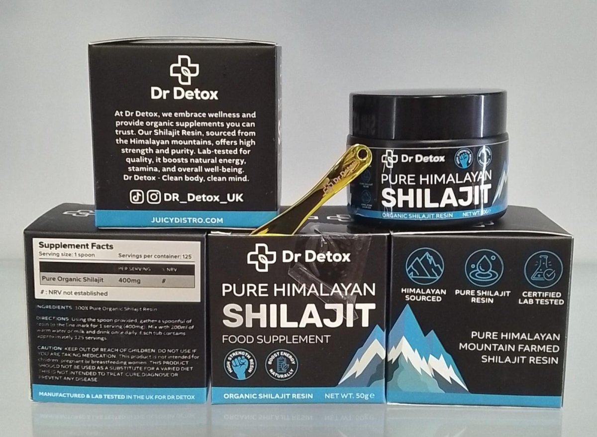 Dr Detox - Dr Detox Pure Organic Himalayan Shilajit 50g - The No1 Plug