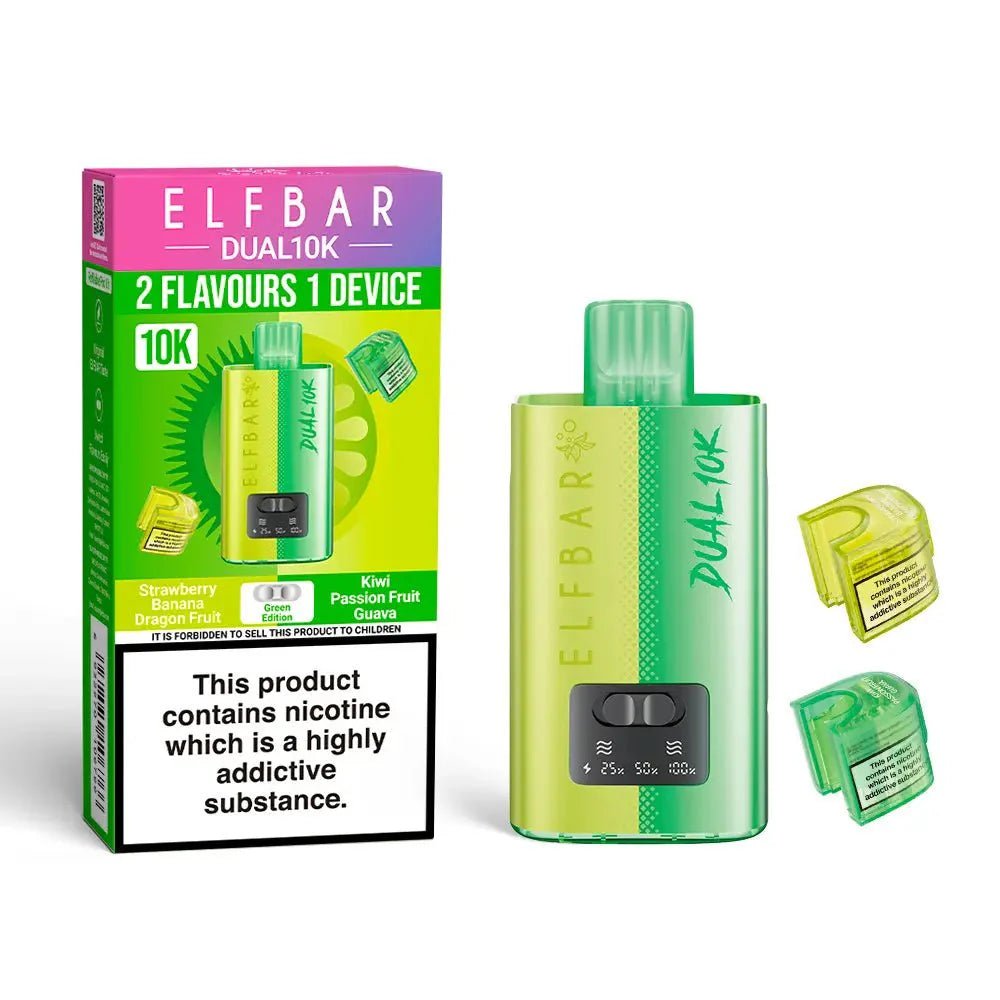 Elf Bar - Elf Bar Dual 10K Disposable 2 in 1 Vape (BOX OF 5) - The No1 Plug