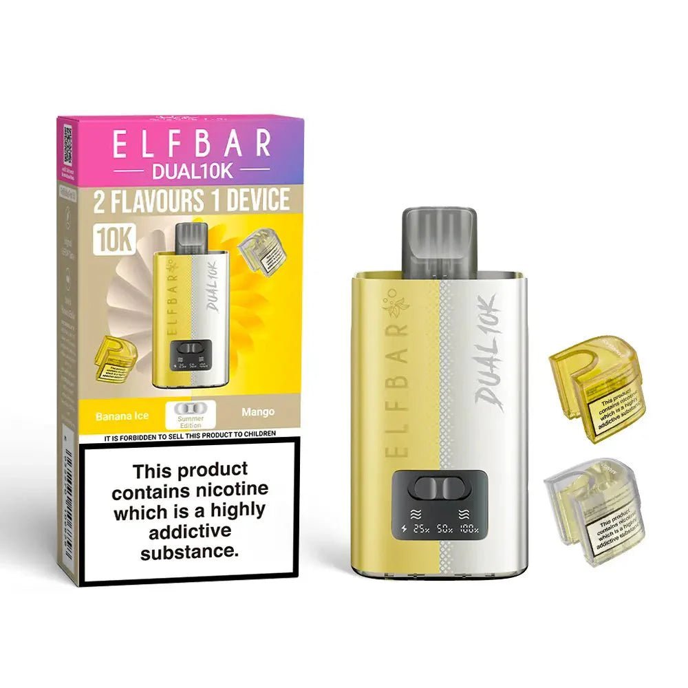 Elf Bar - Elf Bar Dual 10K Disposable 2 in 1 Vape (BOX OF 5) - The No1 Plug