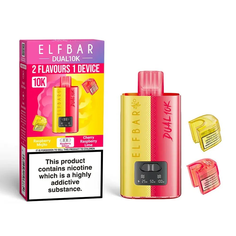 Elf Bar - Elf Bar Dual 10K Disposable 2 in 1 Vape (BOX OF 5) - The No1 Plug