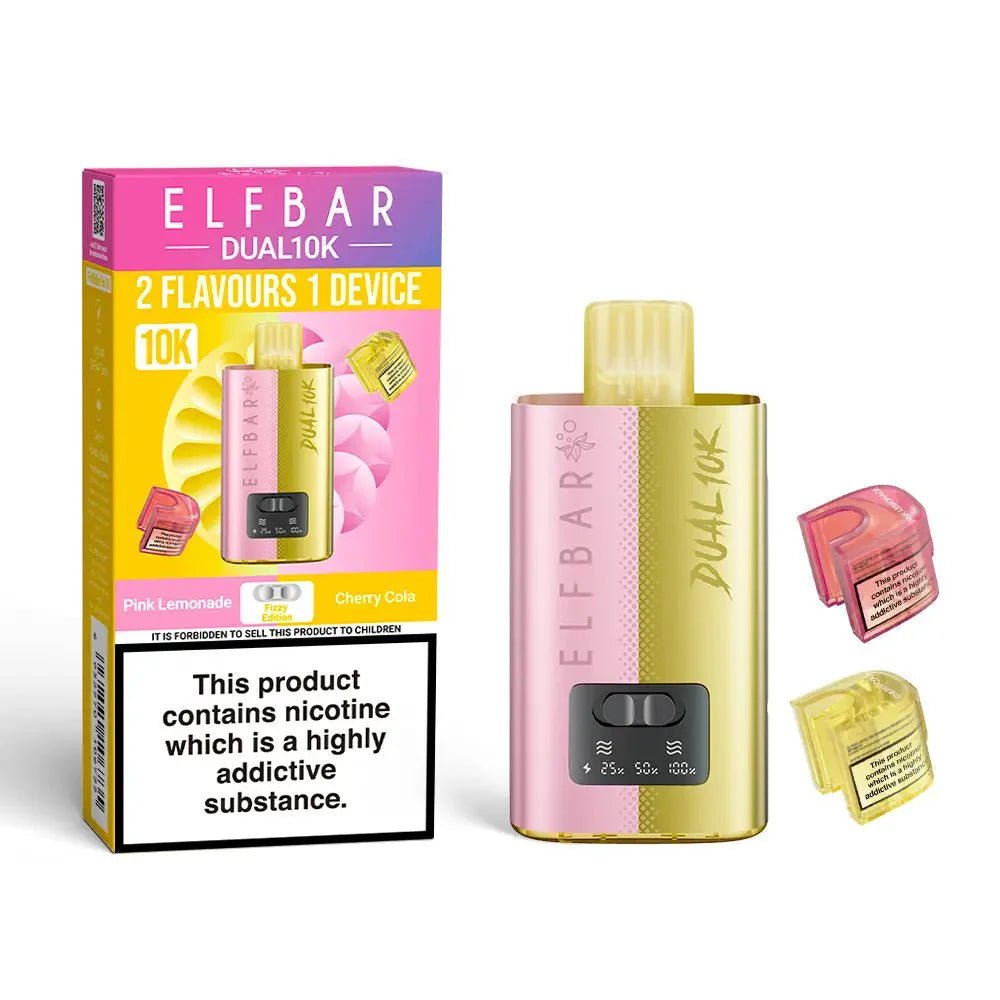 Elf Bar - Elf Bar Dual 10K Disposable 2 in 1 Vape (BOX OF 5) - The No1 Plug