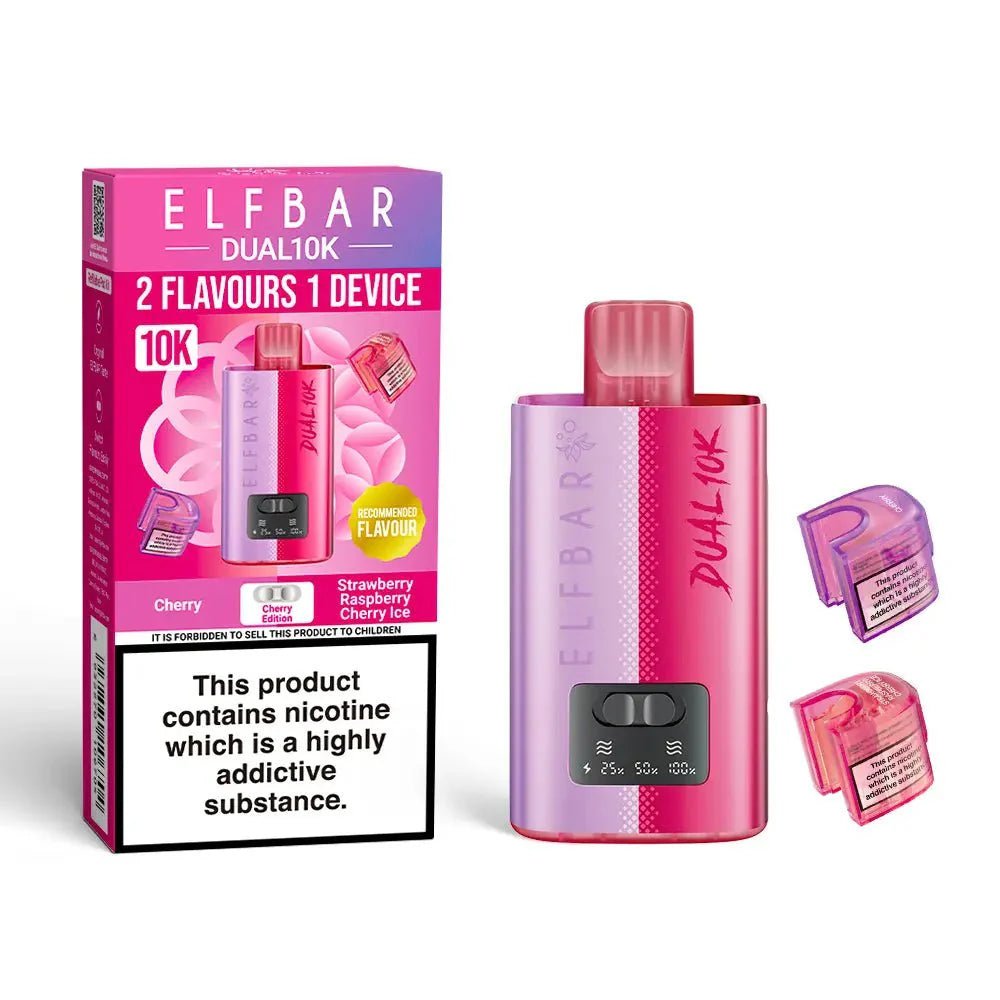 Elf Bar - Elf Bar Dual 10K Disposable 2 in 1 Vape (BOX OF 5) - The No1 Plug