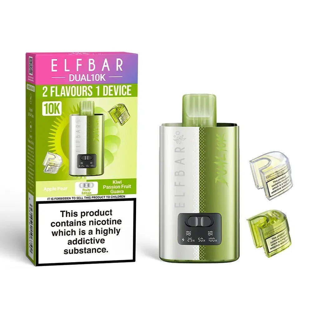 Elf Bar - Elf Bar Dual 10K Disposable 2 in 1 Vape (BOX OF 5) - The No1 Plug