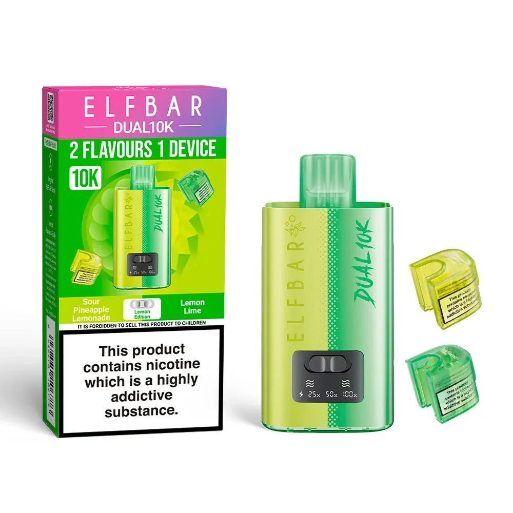 Elf Bar - Elf Bar Dual 10K Disposable 2 in 1 Vape (BOX OF 5) - The No1 Plug