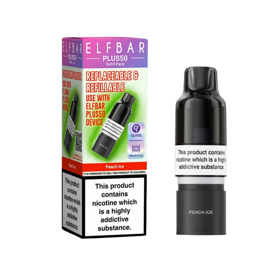 Elf Bar Plus 50 Refill Pod - Power Vape Shop