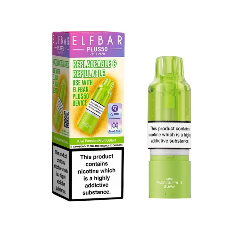 Elf Bar Plus 50 Refill Pod - Power Vape Shop