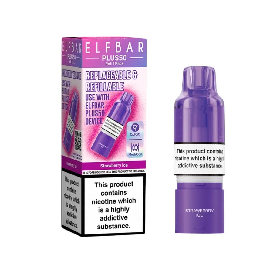 Elf Bar Plus 50 Refill Pod - Power Vape Shop