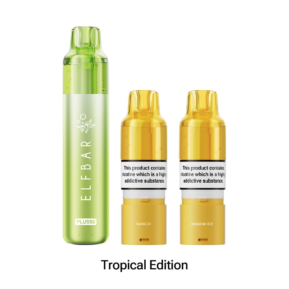 Elf Bar - Elf Bar Plus 50K Prefilled Pod Vape Kit - The No1 Plug