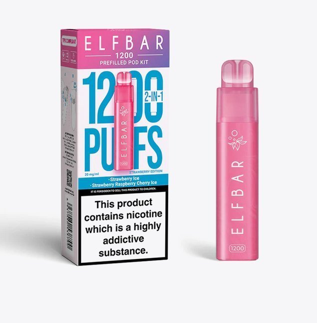 ELF BAR - Elfbar 1200 Puffs 2 in 1 Prefilled Pod Kit - theno1plugshop