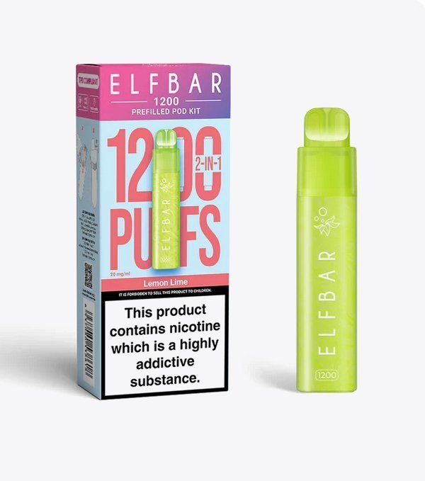 ELF BAR - Elfbar 1200 Puffs 2 in 1 Prefilled Pod Kit - theno1plugshop