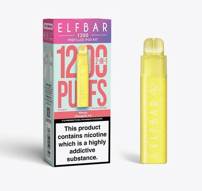 ELF BAR - Elfbar 1200 Puffs 2 in 1 Prefilled Pod Kit - theno1plugshop