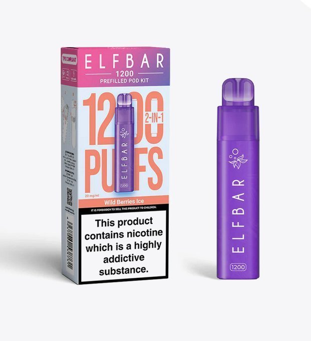 ELF BAR - Elfbar 1200 Puffs 2 in 1 Prefilled Pod Kit - theno1plugshop