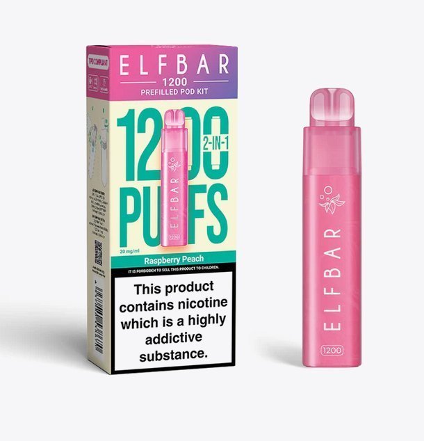 ELF BAR - Elfbar 1200 Puffs 2 in 1 Prefilled Pod Kit - theno1plugshop