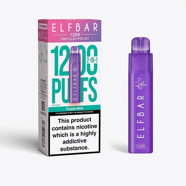 ELF BAR - Elfbar 1200 Puffs 2 in 1 Prefilled Pod Kit - theno1plugshop