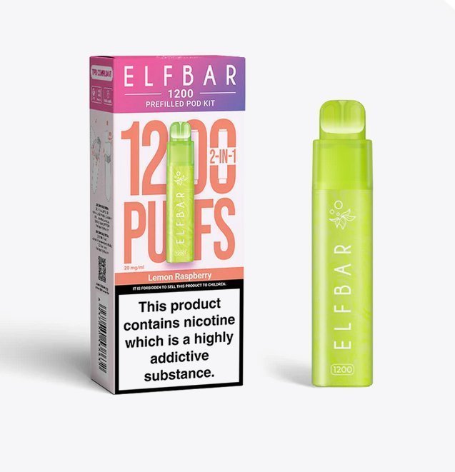 ELF BAR - Elfbar 1200 Puffs 2 in 1 Prefilled Pod Kit - theno1plugshop