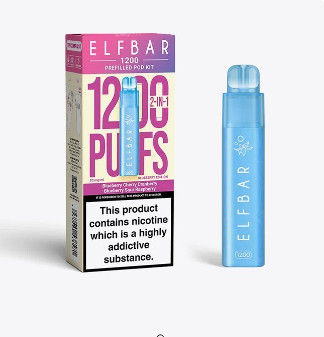 ELF BAR - Elfbar 1200 Puffs 2 in 1 Prefilled Pod Kit - theno1plugshop