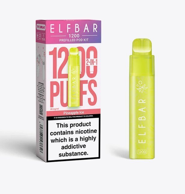 ELF BAR - Elfbar 1200 Puffs 2 in 1 Prefilled Pod Kit - theno1plugshop