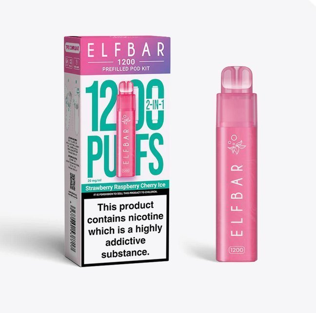 ELF BAR - Elfbar 1200 Puffs 2 in 1 Prefilled Pod Kit - theno1plugshop