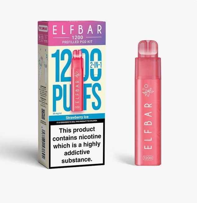 ELF BAR - Elfbar 1200 Puffs 2 in 1 Prefilled Pod Kit - theno1plugshop