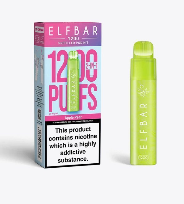 ELF BAR - Elfbar 1200 Puffs 2 in 1 Prefilled Pod Kit - theno1plugshop