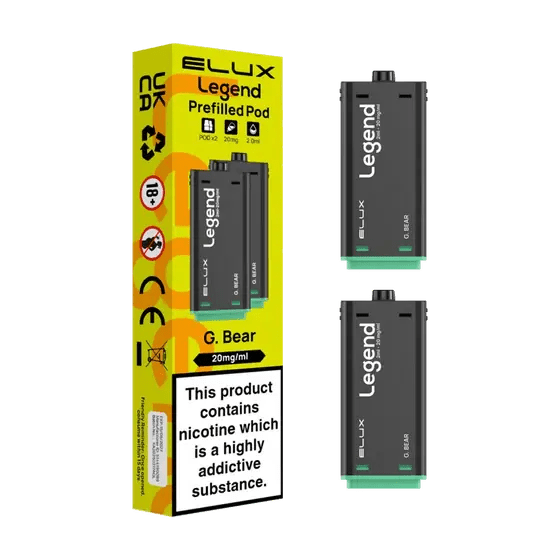 Elux - Elux Legend 1500 2in1 Replacement PODS (PACK OF 10) - The No1 Plug