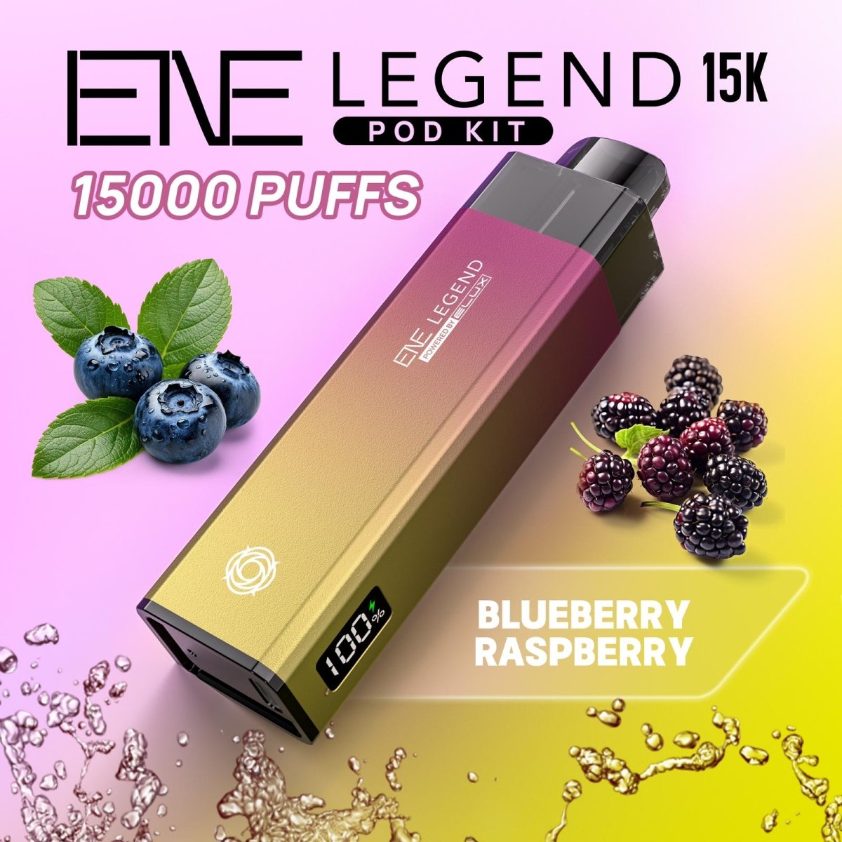 Elux - ENE Legend 15K by Elux | Powerful 15K Puff Vape - The No1 Plug