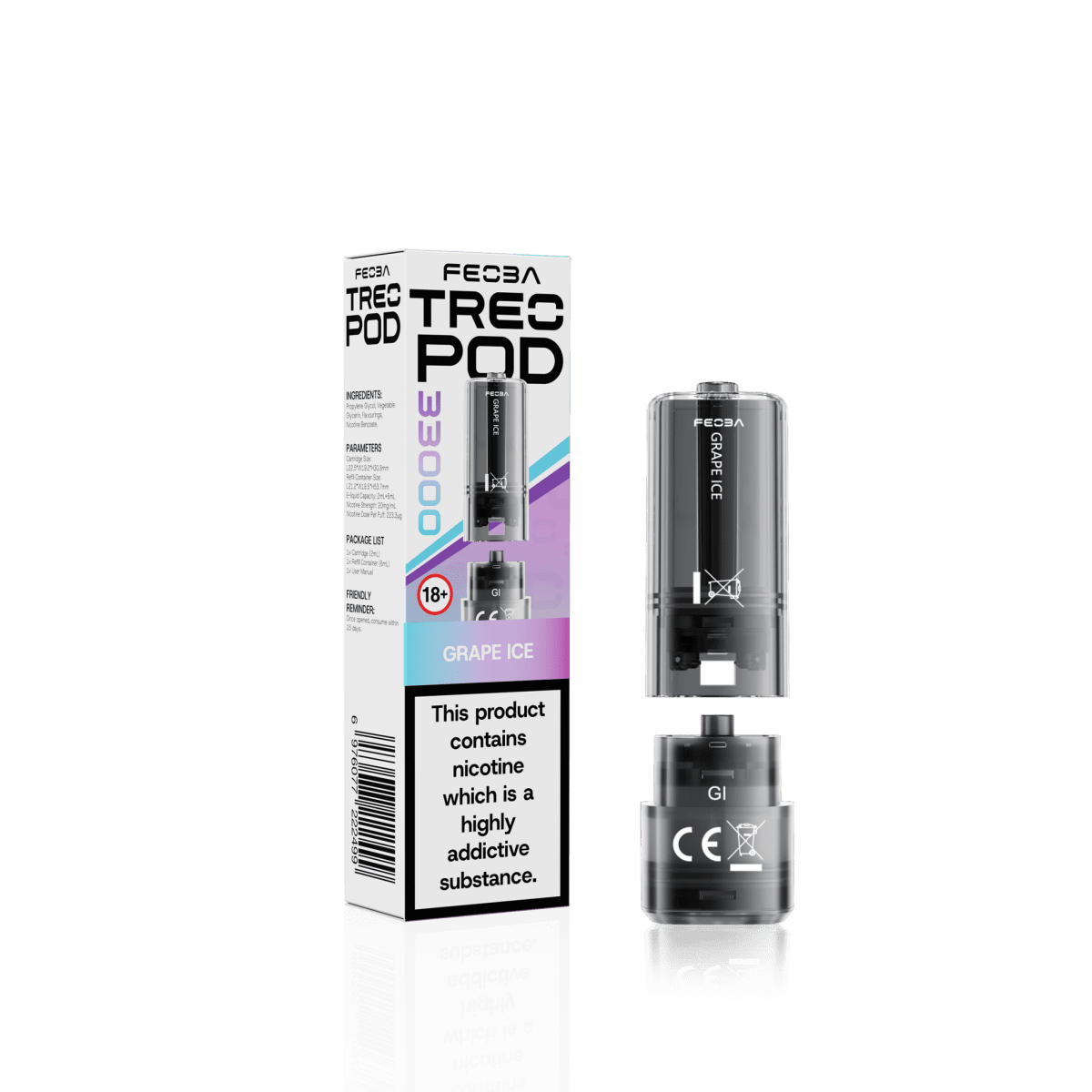 Feoba - Feoba Treo 33k Replacement PODS - (PACK OF 5) - The No1 Plug